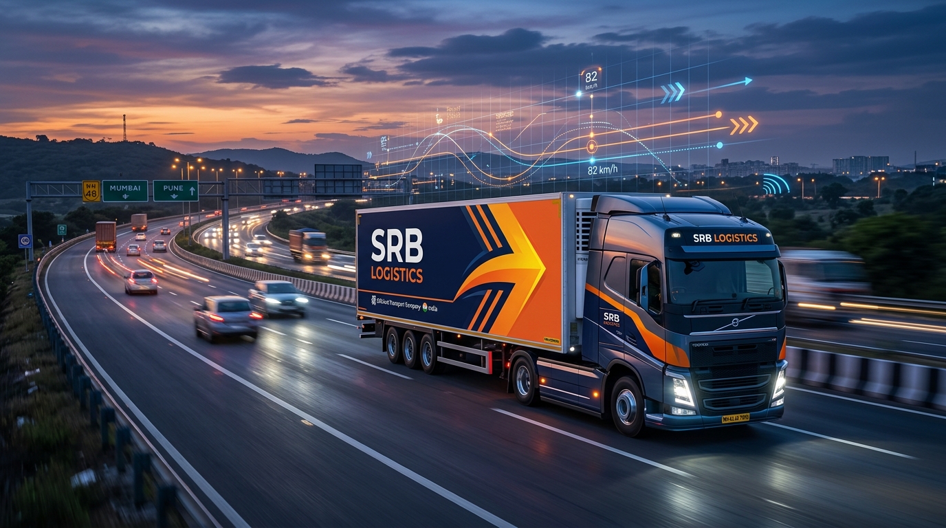 SRB Logistic High-Tech Truck on Expressway
